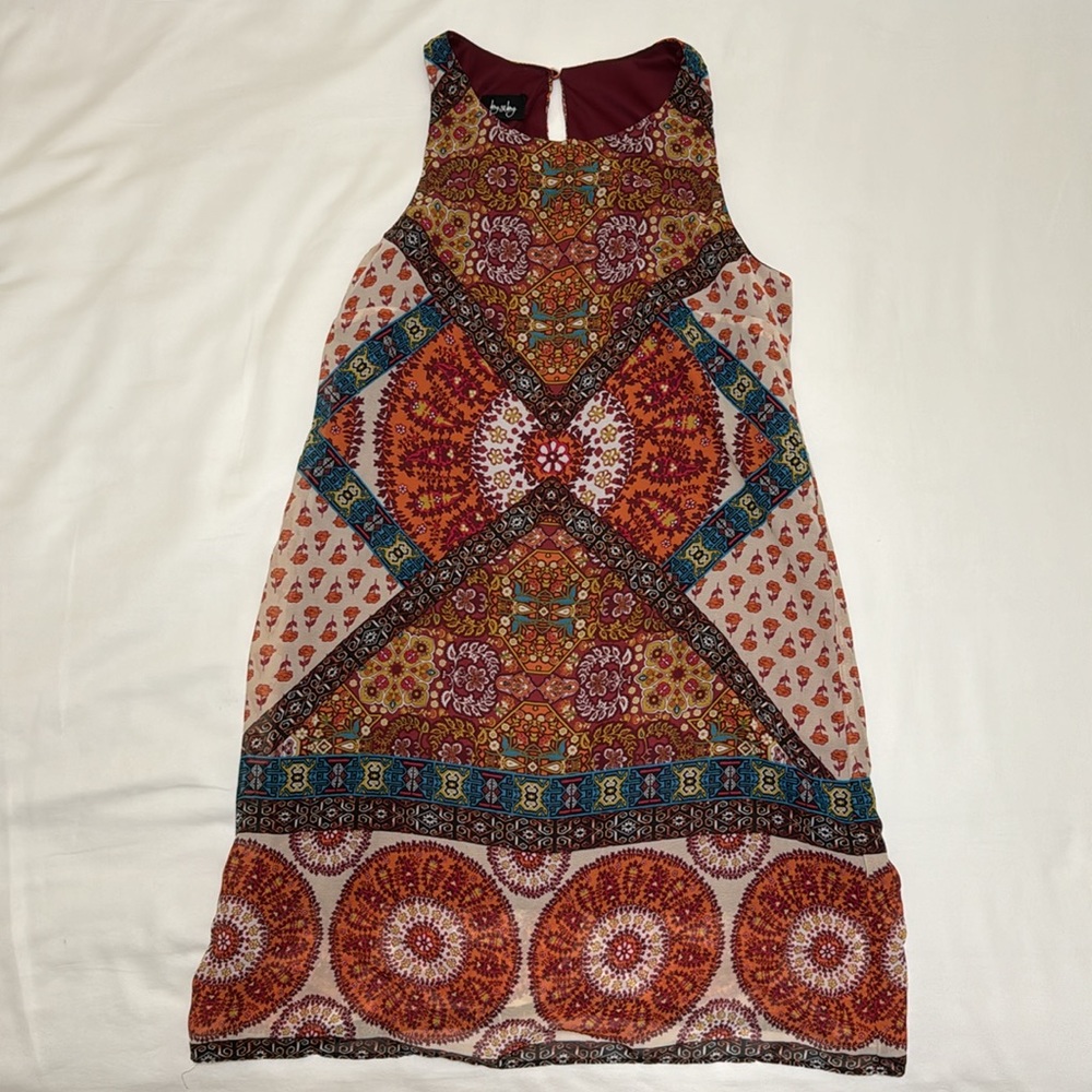 NWOT by & by Patterned Mini Dress Size S